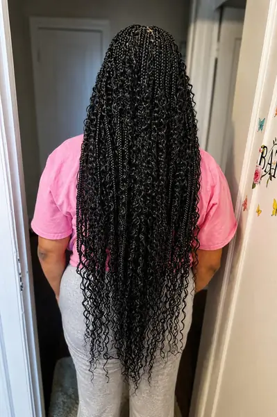 Boho Knotless Braids
